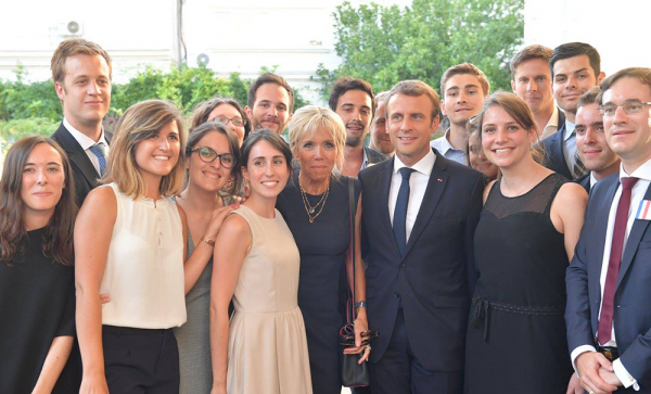 Rencontre du Président Emmanuel Macron avec les VIE en Roumanie