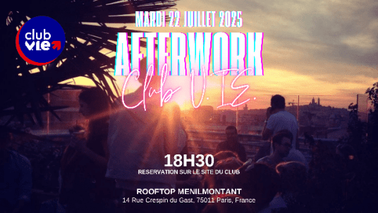 Sunset Rooftop : le dernier afterwork de l’été du Club V.I.E !