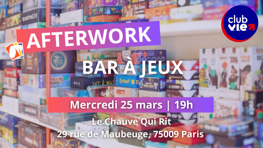 Afterwork jeux de société 🧩 🎲 - Mercredi 25 mars