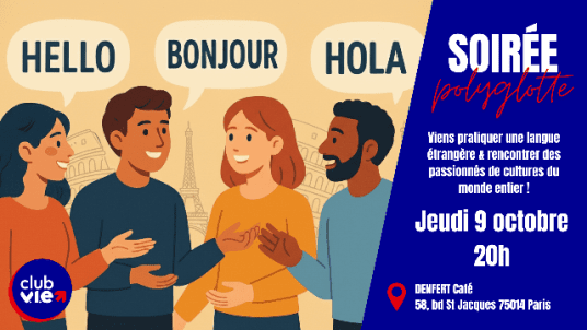 Soirée Polyglotte - Jeudi 9 octobre :earth_europe: