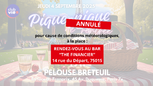 Afterwork de rentrée - Club V.I.E Île-de-France 