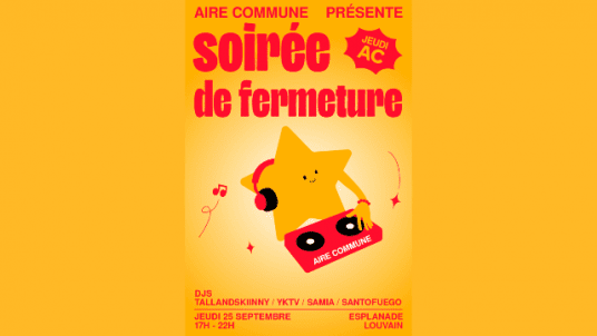[MONTRÉAL] AFTERWORK - Aire Commune (soirée de closing ☀️:musical_note:)